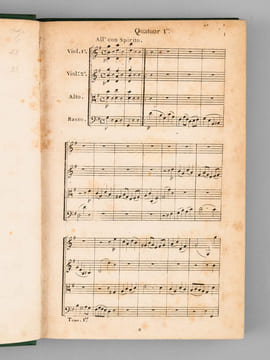 Oeuvres d'Haydn en Partitions. Quatuors (10 Tomes en 5 Volumes - Complet). HAYDN, Joseph ; (LOBRY)