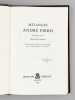 Mélanges André Pirro. Recueil d'articles publié sous le patronage de la Société française de Musicologie . LESURE, François ; Société française de ...