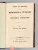 Leitfaden der Entwickelung der philosophischen Prinzipien des burgerlichen und peinlichen Rechts [ Edition originale - Originalausgabe ]. SCHULZE, ...
