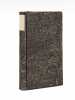 Leitfaden der Entwickelung der philosophischen Prinzipien des burgerlichen und peinlichen Rechts [ Edition originale - Originalausgabe ]. SCHULZE, ...