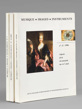 Musique - Images - Instruments. Revue française d'organologie et d'iconographie musicale (n° 2, 3, 4) N° 2 / -1996 ; n° 3 / 1997 : Nouveaux timbres, ...
