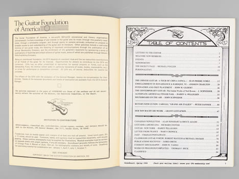 The Soundboard. Quarterly Newsletter of the Guitar Foundation of America. [ Complete from n° 1, Vol. I February 1974 to n° 4, Vol XI, Winter 1984/85 - ...