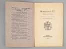 Monseigneur Vié Evêque de Monaco. Ancien supérieur de La Chapelle-Saint-Mesmin et de l'Ecole de Pont-Levoy [ Edition originale ]. Anonyme