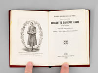 Ragguaglio della Vita del beato Benedetto Giuseppe Labre dato in luce nella solennità della sua Beatificazione