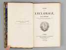 Traité de l'Eclairage [ Edition originale ]. PECLET, E.
