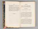 Traité de l'Eclairage [ Edition originale ]. PECLET, E.