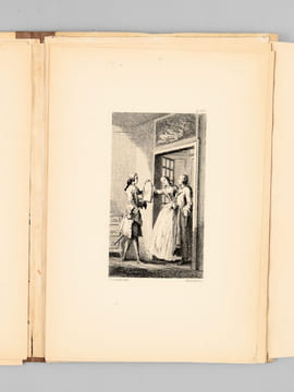 Eaux-Fortes pour illustrer Manon Lescaut d'après Gravelot et Pasquier, gravées par Louis Monziès [ 9 eaux-fortes en tirage avant la lettre ]. GRAVELOT ...