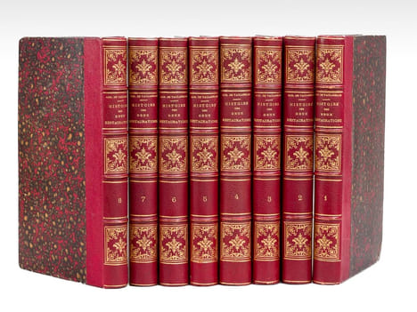 Histoire des deux Restaurations jusqu'à l'avènement de Louis-Philippe (De Janvier 1813 à Octobre 1830) (8 Tomes - Complet) . VAULABELLE, Achille de