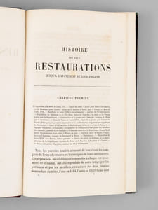 Histoire des deux Restaurations jusqu'à l'avènement de Louis-Philippe (De Janvier 1813 à Octobre 1830) (8 Tomes - Complet) 