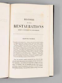 Histoire des deux Restaurations jusqu'à l'avènement de Louis-Philippe (De Janvier 1813 à Octobre 1830) (8 Tomes - Complet)
