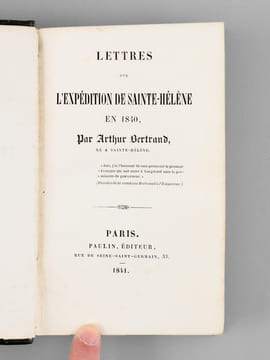 Lettres de l'Expédition de Sainte-Hélène en 1840 [ Edition originale ] [ Suivi de : ] Le Spectre Rouge de 1852 [ Edition originale ] [ Suivi de : ] La ...