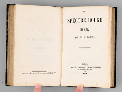 Lettres de l'Expédition de Sainte-Hélène en 1840 [ Edition originale ] [ Suivi de : ] Le Spectre Rouge de 1852 [ Edition originale ] [ Suivi de : ] La Pologne ou le nouveau Dieu Le Veut ! (1830-1846) Episode historique de la Philopatride [ Edition originale ] [ Suivi de : ] L'Art Chrétien et l'Ecole allemande, avec une Notice sur M. Overbeck, par M. Bathild Bouniol,