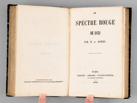 Lettres de l'Expédition de Sainte-Hélène en 1840 [ Edition originale ] [ Suivi de : ] Le Spectre Rouge de 1852 [ Edition originale ] [ Suivi de : ] La ...