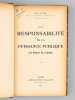 La Responsabilité de la Puissance Publique (en dehors du contrat). DUEZ, Paul