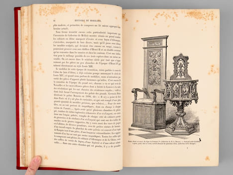 Histoire du Mobilier. Recherches et Notes sur les Objets d'Art qui peuvent composer l'ameublement et les collections de l'homme du monde et du ...