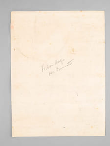 Victor Hugo [ Eau-forte sur papier de chine monté ]