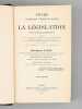 Cours alphabétique, théorique et pratique de la Législation civile ecclésiastique (4 Tomes - Complet) Contenant tout ce qui regarde les Fabriques, les ...