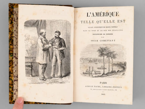L'Amérique telle qu'elle est. Voyage anecdotique de Marcel Bonneau dans le Nord et le Sud des Etats-Unis. Excursion au Canada [ Edition originale ]. ...