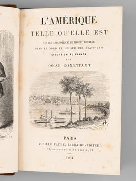 L'Amérique telle qu'elle est. Voyage anecdotique de Marcel Bonneau dans le Nord et le Sud des Etats-Unis. Excursion au Canada [ Edition originale ]. ...