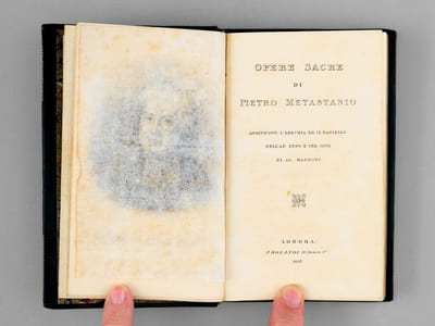 Opere Sacre di Pietro Metastasio. Aggiuntovi l'Ezechia ed il Daniello dell'ap. Zeno e tre inni di Al. Manzoni