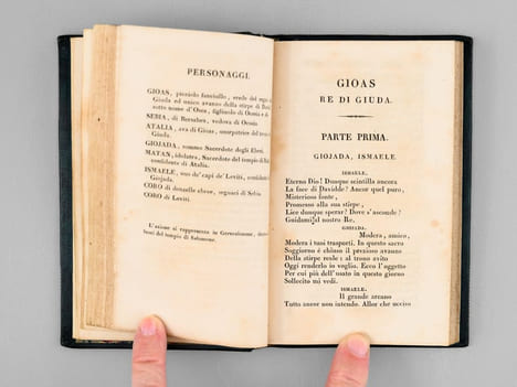Opere Sacre di Pietro Metastasio. Aggiuntovi l'Ezechia ed il Daniello dell'ap. Zeno e tre inni di Al. Manzoni. METASTASIO ; (MANZONI, Alessandro)