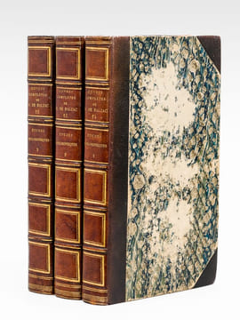 La Comédie Humaine. Etudes philosophiques (3 Tomes - Complet) Tome I : La Peau de Chagrin. Jésus-Christ en Flandres. Melmoth réconcilié. Le ...