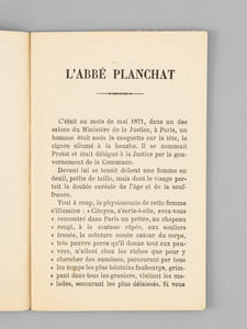 L'Abbé Planchat. Conférence donnée dans une réunion populaire au Patronage Sainte-Anne, à Paris-Charonne [ Edition originale ]