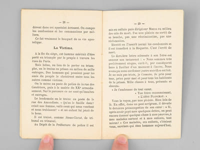 L'Abbé Planchat. Conférence donnée dans une réunion populaire au Patronage Sainte-Anne, à Paris-Charonne [ Edition originale ]