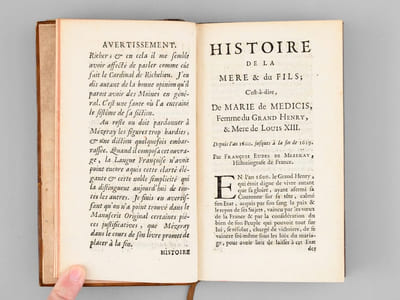 Histoire de la Mère et du Fils ; C'est-à-dire, De Marie de Médicis, Femme du Grand Henry, et Mère de Louis XIII, Roi de France & de Navarre (2 Tomes - Complet) Contenant l'Etat des affaires Politiques & Ecclesiastiques arivées en France depuis & compris l'an 1600, jusques à la fin de 1619