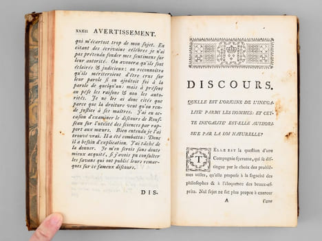 Discours sur l'Origine de l'Inégalité parmi les Hommes. Pour servir de réponse au Discours que M. Rousseau, Citoyen de Genève, a publié sur le même ...