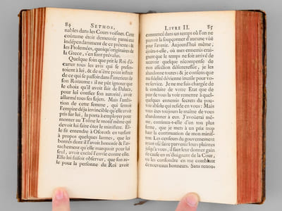 Sethos, Histoire ou Vie tirée des Monumens anecdotes de l'Ancienne Egypte. Traduite d'un Manuscrit Grec (3 Tomes - Complet) [ Edition originale ]