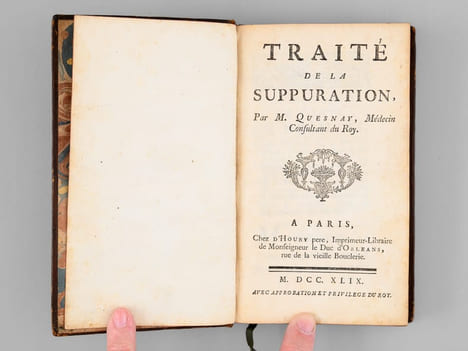 Traité de la Suppuration [ Edition originale  ]. QUESNAY, M. ; [ QUESNAY, François ]