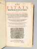 Les Estats, Empires, Royaumes, et Principautez du Monde. Representez par l'ordre, & veritable description des Pays, Moeurs des Peuples, Forces, ...