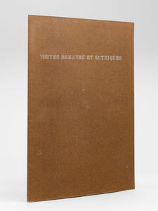 Voûtes romanes et gothiques [ Dossier manuscrit d'un élève architecte de 2e classe de l'ERAB (Ecole Régionale d'Architecture de Bordeaux) en 1962 ]