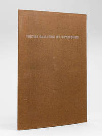 Voûtes romanes et gothiques [ Dossier manuscrit d'un élève architecte de 2e classe de l'ERAB (Ecole Régionale d'Architecture de Bordeaux) en 1962 ]