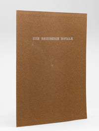 Une Résidence Royale [ Château de Versailles - Dossier manuscrit d'un élève architecte de 2e classe de l'ERAB (Ecole Régionale d'Architecture de Bordeaux) en 1962 ]