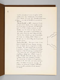 Une Résidence Royale [ Château de Versailles - Dossier manuscrit d'un élève architecte de 2e classe de l'ERAB (Ecole Régionale d'Architecture de Bordeaux) en 1962 ]