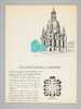 Une Eglise baroque [ Frauenkirche à Dresde - Dossier manuscrit d'un élève architecte de 2e classe de l'ERAB (Ecole Régionale d'Architecture de ...