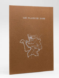 Les places de Rome [ Place du Capitole - Place Navone - Place du Peuple - Dossier manuscrit d'un élève architecte de 2e classe de l'ERAB (Ecole Régionale d'Architecture de Bordeaux) en 1962 ]