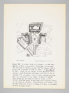 Les places de Rome [ Place du Capitole - Place Navone - Place du Peuple - Dossier manuscrit d'un élève architecte de 2e classe de l'ERAB (Ecole Régionale d'Architecture de Bordeaux) en 1962 ]