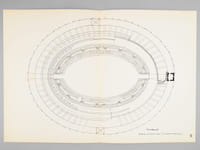 Grèce - Gaule Romaine [ Olympie ; Monuments romains d'Arles ;  - Dossier manuscrit d'un élève architecte de 2e classe de l'ERAB (Ecole Régionale d'Architecture de Bordeaux) en 1962 ]