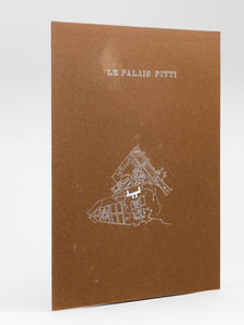 Le Palais Pitti [ Florence - Dossier manuscrit d'un élève architecte de 2e classe de l'ERAB (Ecole Régionale d'Architecture de Bordeaux) en 1962 ]