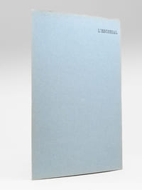 L'Escorial [ San Lorenzo et le Palais de l'Escurial - Dossier manuscrit d'un élève architecte de 1ère classe de l'ERAB (Ecole Régionale d'Architecture de Bordeaux) en 1961 ]