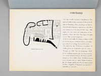 Une Eglise Contemporaine [ L'Eglise de Ronchamp - Dossier manuscrit d'un élève architecte de 1ère classe de l'ERAB (Ecole Régionale d'Architecture de Bordeaux) en 1961 ]