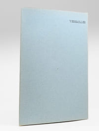 Versailles [ Château de Versailles en 1667, 1671 et 1675 - Dossier manuscrit d'un élève architecte de 1ère classe de l'ERAB (Ecole Régionale d'Architecture de Bordeaux) en 1961 ]