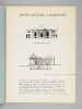 Un Château du XVIIIe [ Hôtel St Marc à Bordeaux - Dossier manuscrit d'un élève architecte de 1ère classe de l'ERAB (Ecole Régionale d'Architecture de ...