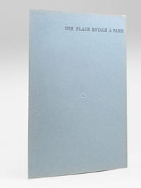 Une Place Royale à Paris [ Place de la Concorde - Dossier manuscrit d'un élève architecte de 1ère classe de l'ERAB (Ecole Régionale d'Architecture de Bordeaux) en 1961 ]