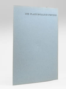 Une Place Royale en Province [ Place de la Bourse à Bordeaux - Dossier manuscrit d'un élève architecte de 1ère classe de l'ERAB (Ecole Régionale d'Architecture de Bordeaux) en 1961 ]