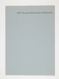 Une Place Royale en Province [ Place de la Bourse à Bordeaux - Dossier manuscrit d'un élève architecte de 1ère classe de l'ERAB (Ecole Régionale d'Architecture de Bordeaux) en 1961 ]