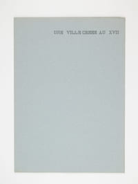 Une ville créée au XVIIe : Rochefort [Dossier manuscrit d'un élève architecte de 1ère classe de l'ERAB (Ecole Régionale d'Architecture de Bordeaux) en 1961 ]